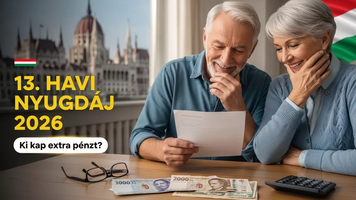 13. havi nyugdíj Magyarországon – Ki kap extra pénzt 2026-ban?